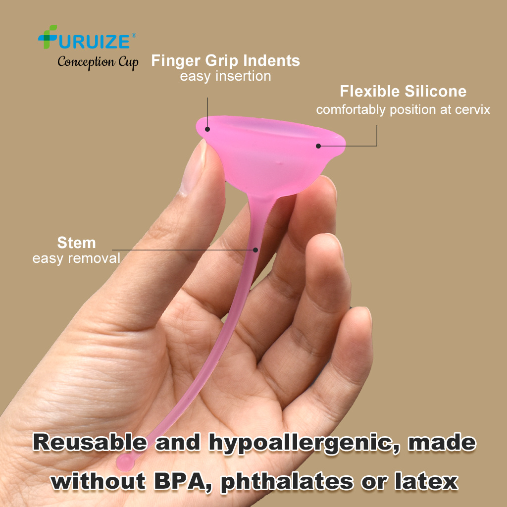 Furuize conception cup — designed for couples with low vaginal pH, low sperm count, or motility challenges
