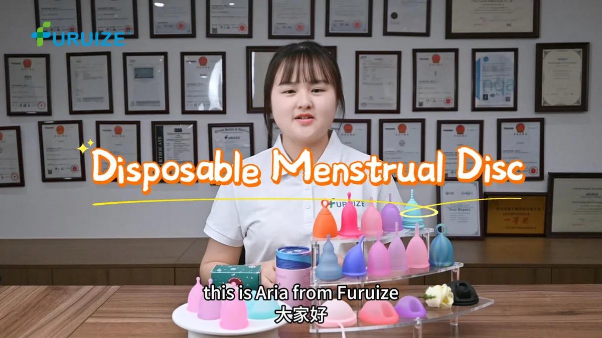 Menstrual disc insertion and wear guidance for OEM IFU kits